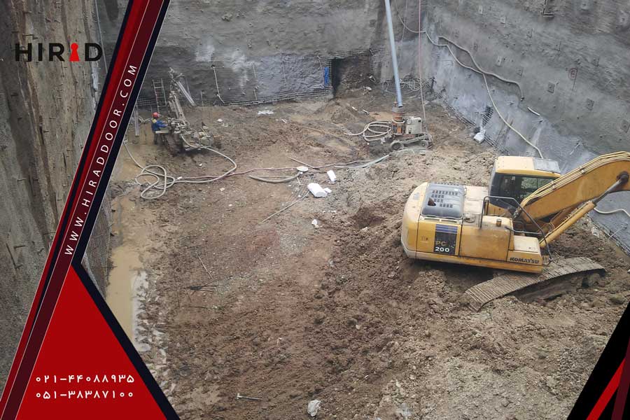 گودبرداری و اجرای سازه نگهبان نیلینگ